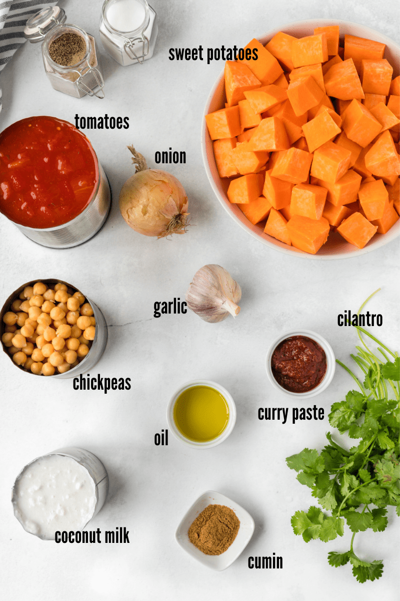 Layout of all the ingredients you need to make this recipe 