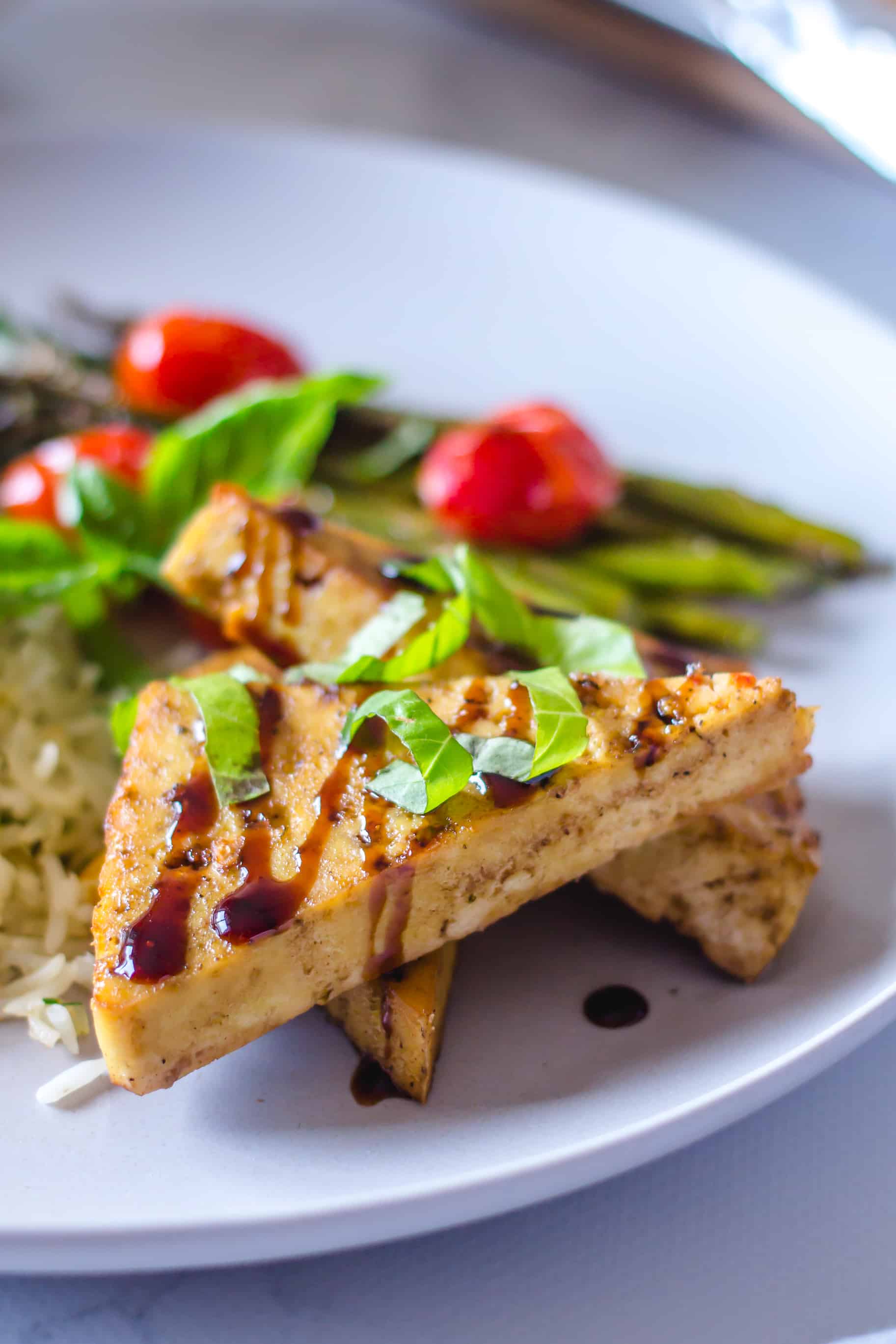 TOFU MARINÉ À L’ITALIENNE AU FOUR