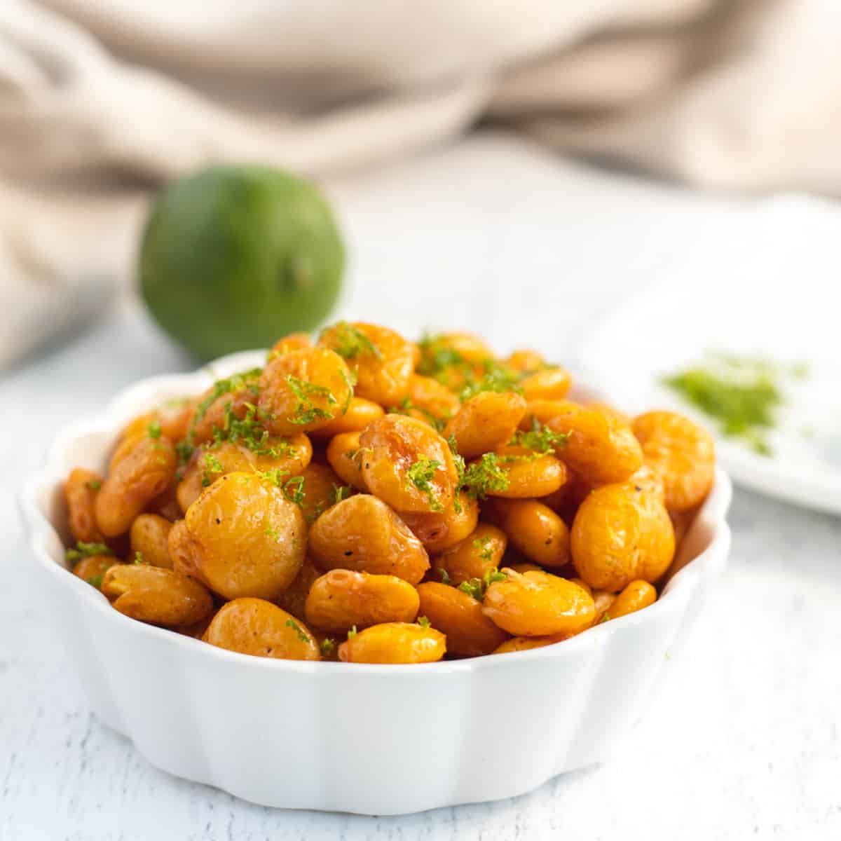 Roasted Lupini Beans in the Air fryer