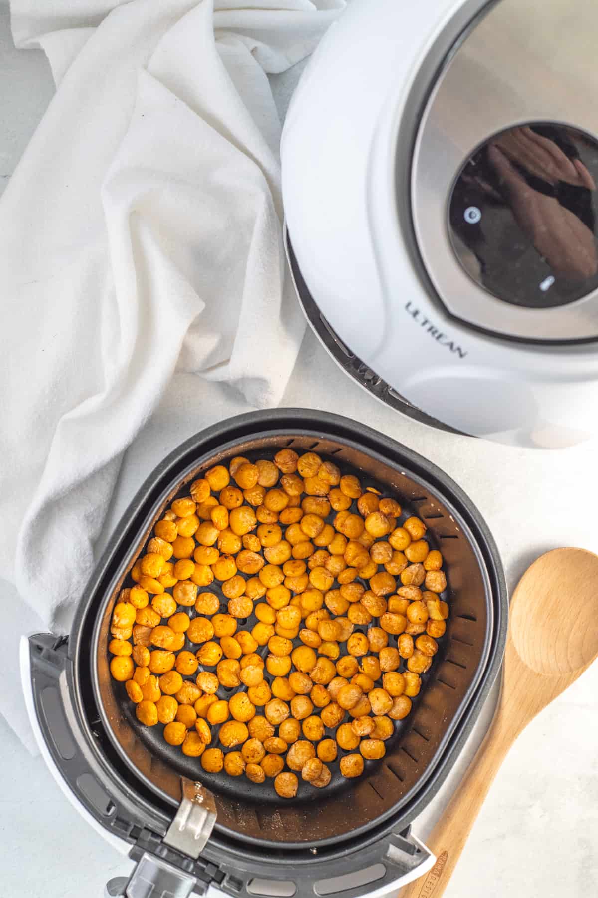 Cooked Beans in the Air Fryer