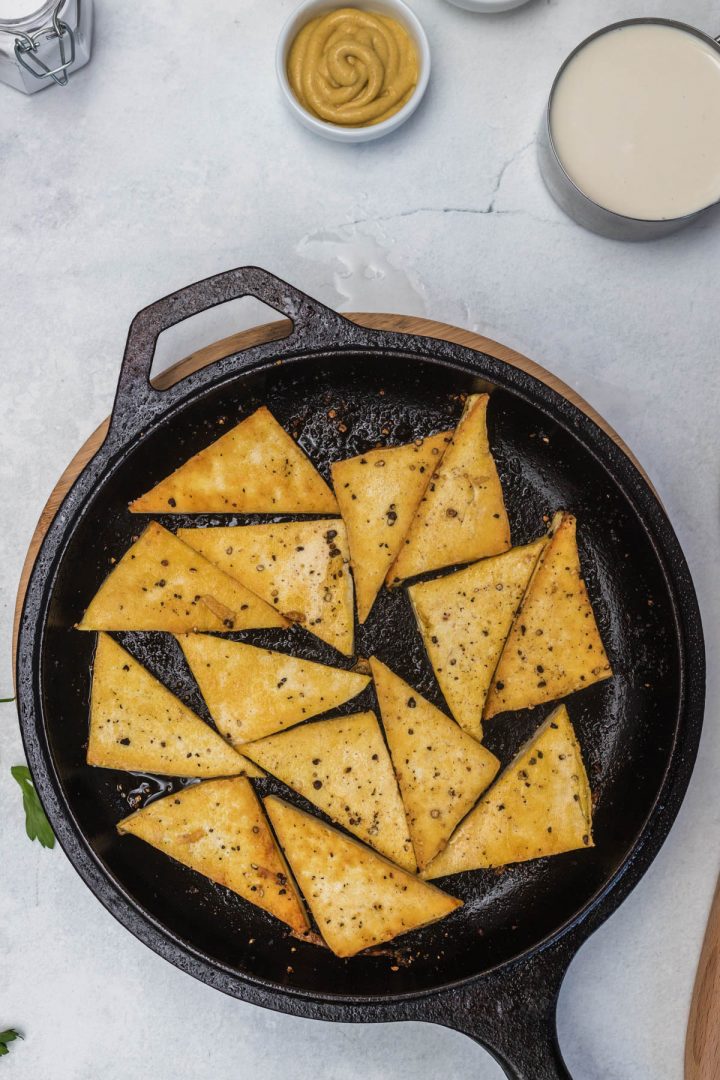 Tofu in the Frying pan