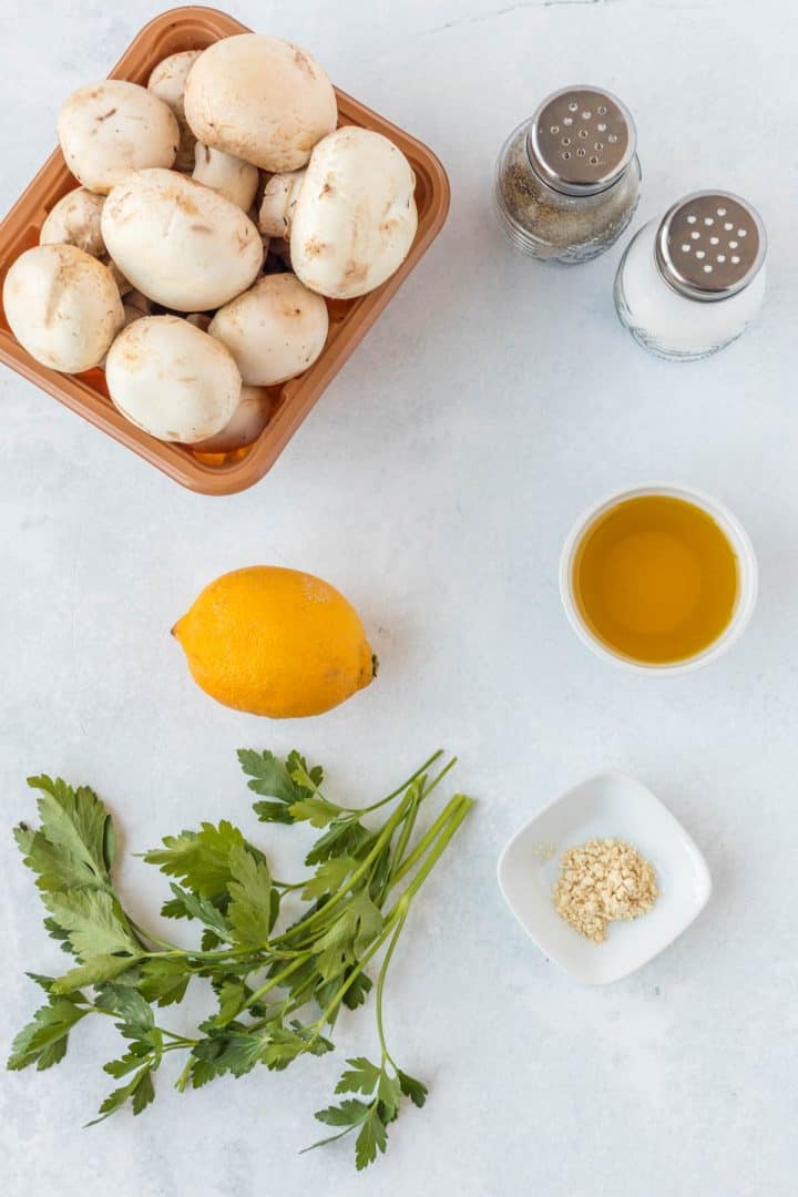 All the ingredients you need to make this recipe on a white background
