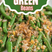 Green bean pinterest pin