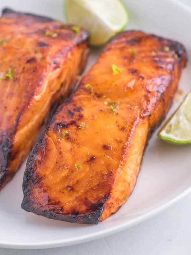 Easy Air Fryer Honey Garlic Salmon
