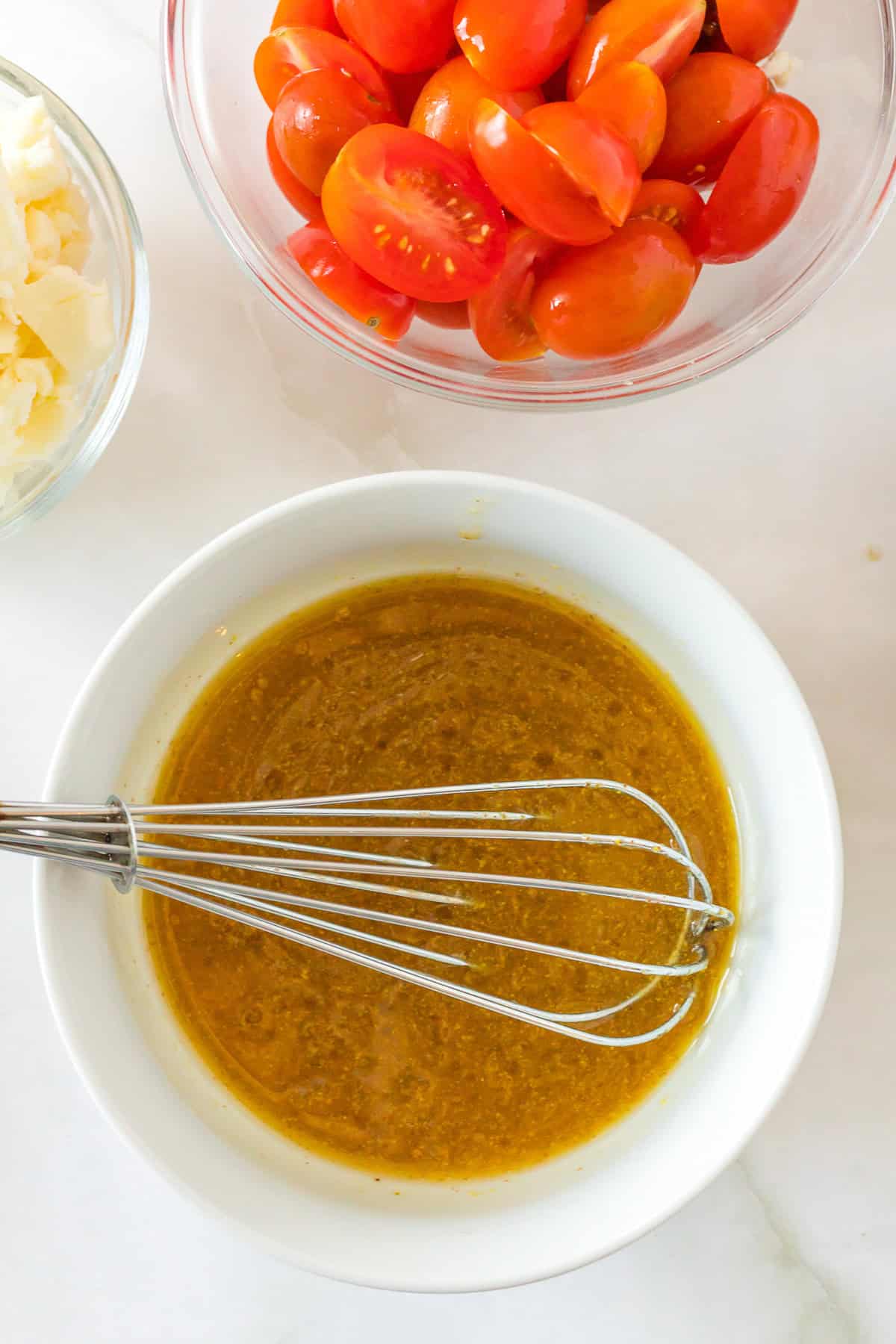 dressing mix in a bowl.