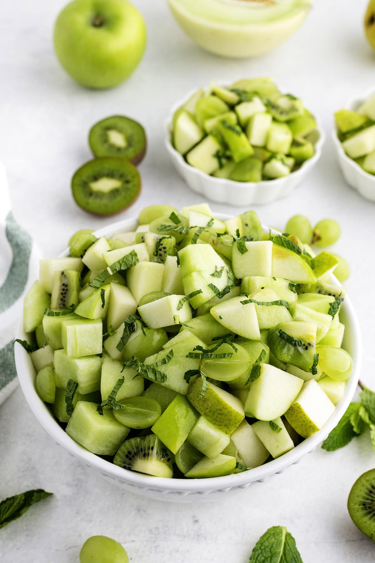 fruit dressing for green salad with Mint Citrus fruit salad dressing ideas