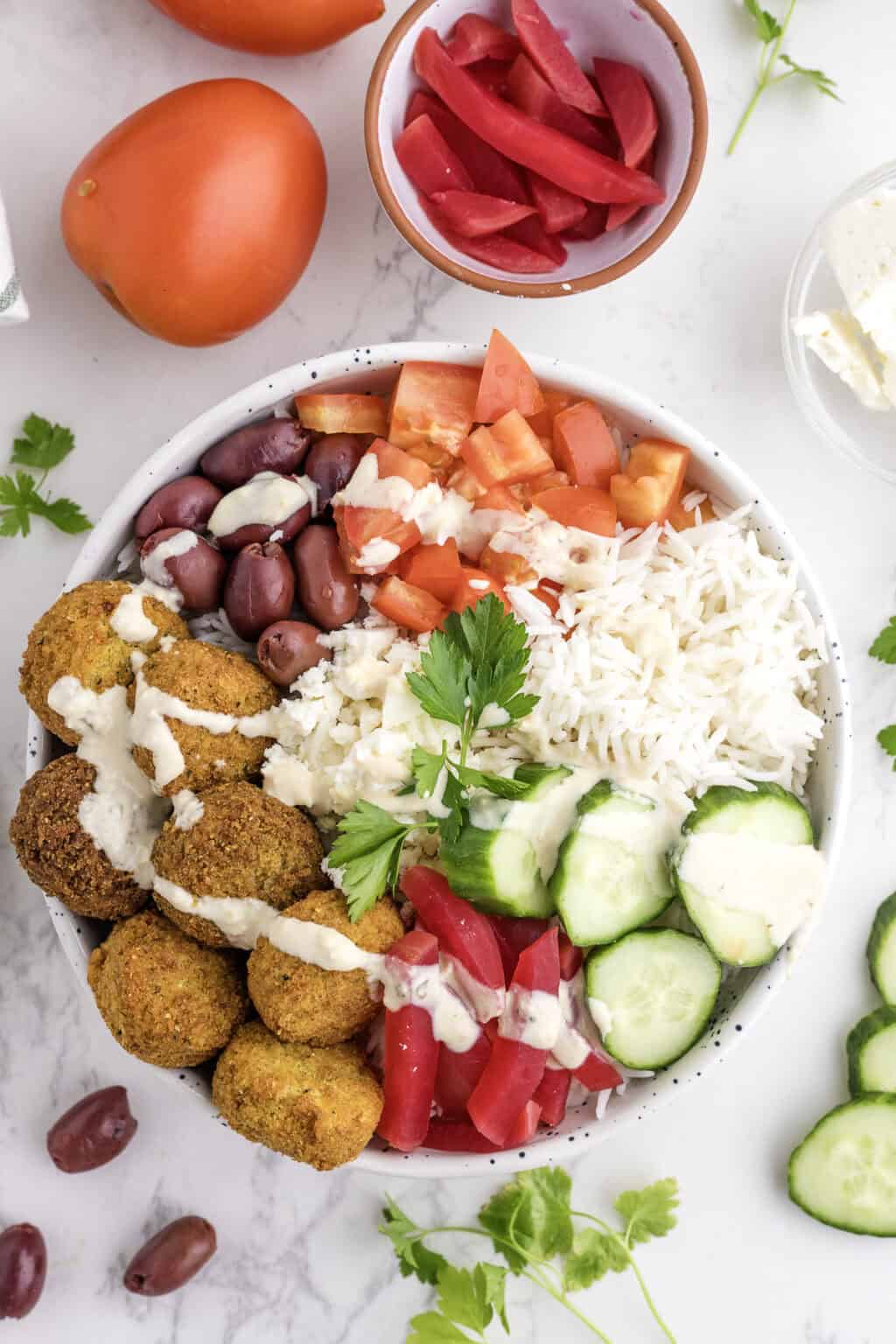 Falafel Rice Bowl (Easy 15-Minute Recipe)